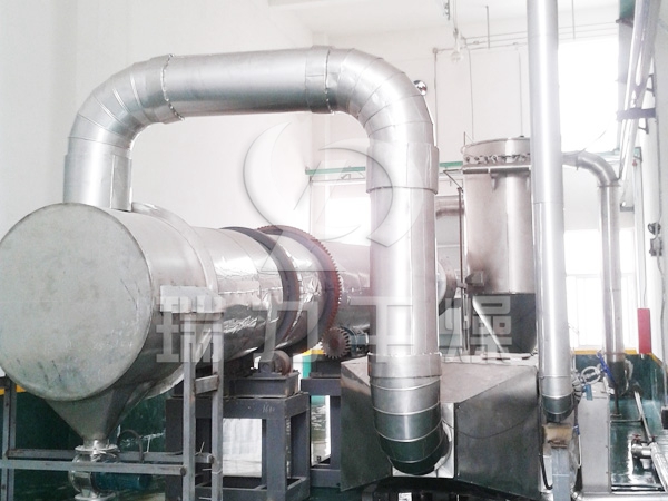 惠州市惠陽區某環保有限公司與公司合作,購買電鍍污泥回轉滾筒干燥機